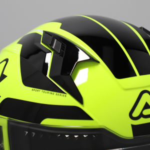 ACERBIS X-WAY GRAPHIC HELMET GIALLO FLUO/NERO XS, 10