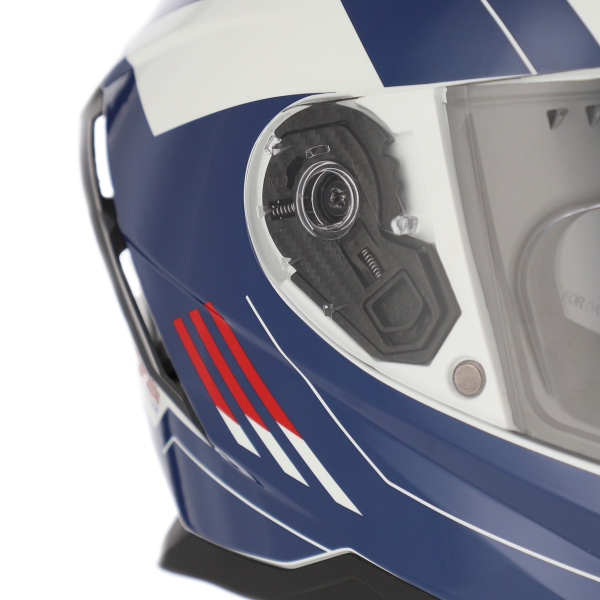 ACERBIS X-WAY GRAPHIC HELMET WHITE/BLUE/RED S, 6