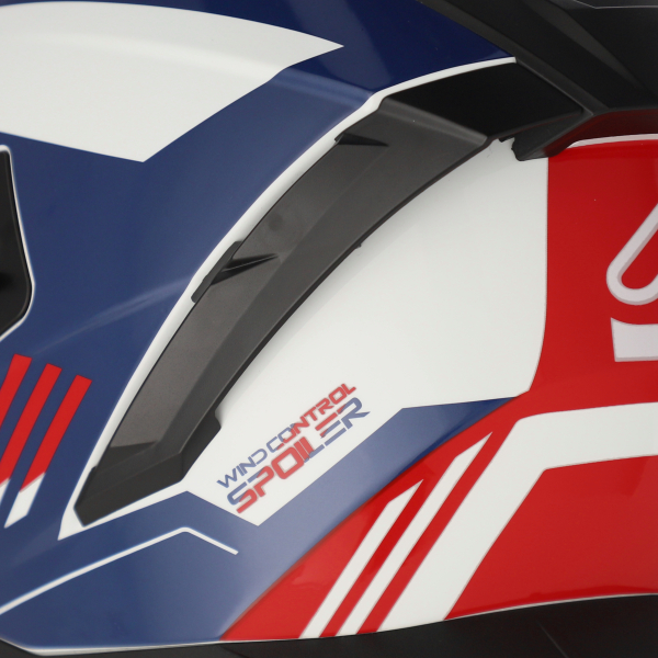 ACERBIS X-WAY GRAPHIC HELMET WHITE/BLUE/RED S, 10