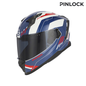 ACERBIS X-WAY GRAPHIC HELMET WHITE/BLUE/RED M, 3