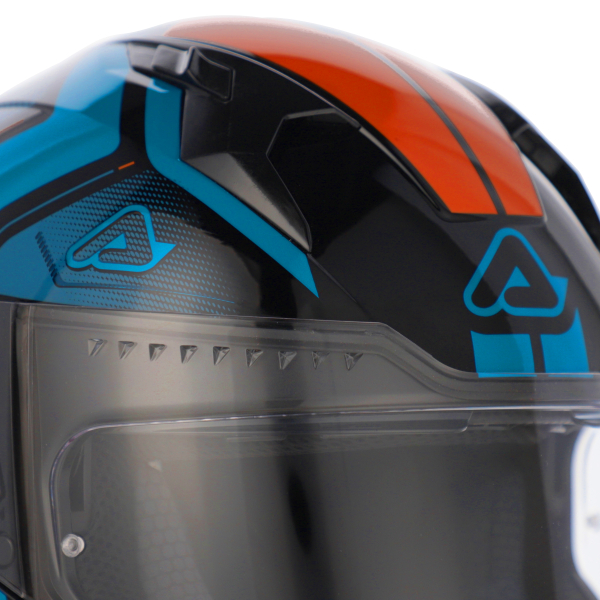 ACERBIS X-WAY GRAPHIC HELMET BLUE/ORANGE S, 6
