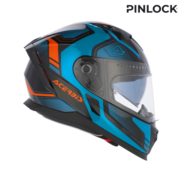 ACERBIS X-WAY GRAPHIC HELMET BLUE/ORANGE L, 3