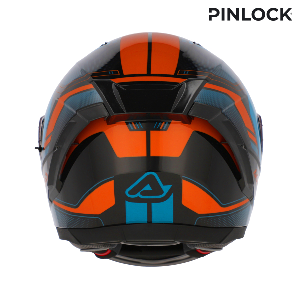 ACERBIS X-WAY GRAPHIC HELMET BLUE/ORANGE L, 8