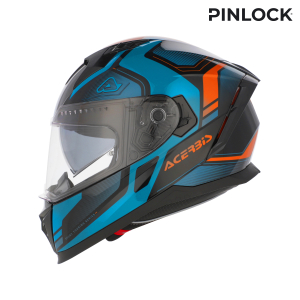 ACERBIS X-WAY GRAPHIC HELMET BLUE/ORANGE L, 7