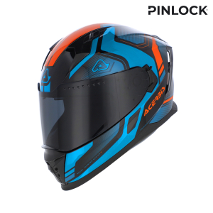 ACERBIS X-WAY GRAPHIC HELMET BLUE/ORANGE L, 12