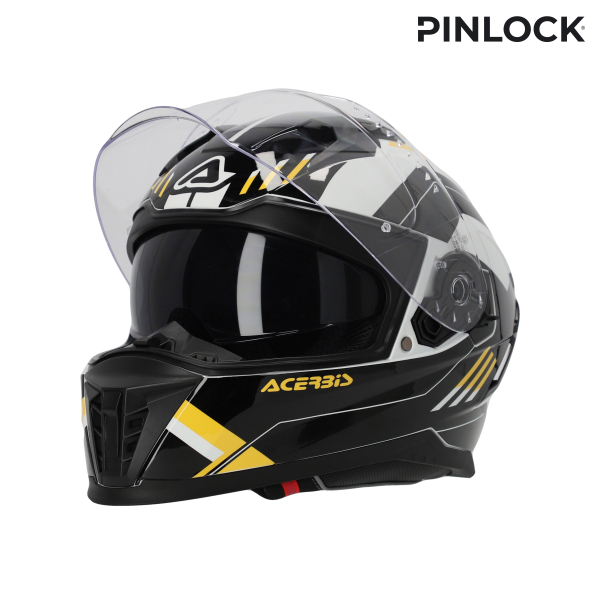 ACERBIS X-WAY GRAPHIC HELMET BLACK/YELLOW L, 8
