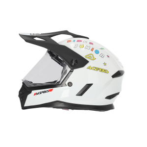 ACERBIS RIDER JUNIOR HELMET WHITE T54, 8