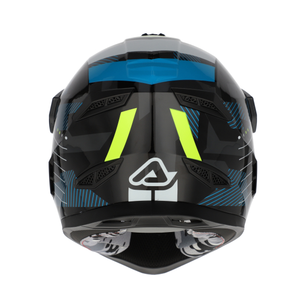 ACERBIS RIDER JUNIOR HELMET BLACK/FLUO YELLOW T54, 10