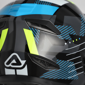 ACERBIS RIDER JUNIOR HELMET BLACK/FLUO YELLOW T54, 5