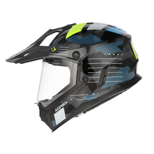 ACERBIS RIDER JUNIOR HELMET BLACK/FLUO YELLOW T56, 10