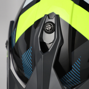 ACERBIS RIDER JUNIOR HELMET BLACK/FLUO YELLOW T58, 3