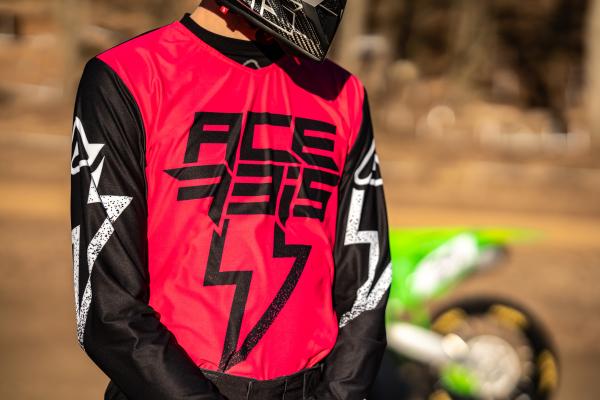 ACERBIS JERSEY X-FLEX BLIZZARD BLACK/PINK XXL, 8