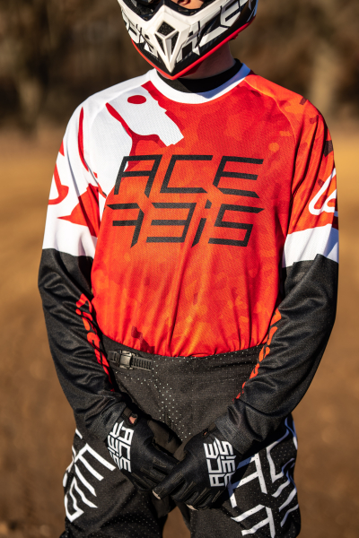 ACERBIS JERSEY J-WINDY VENTED WATERMARK RED/WHITE XL, 2