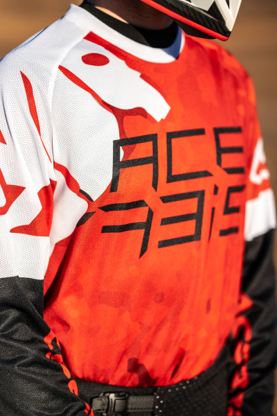 ACERBIS JERSEY J-WINDY VENTED WATERMARK RED/WHITE XXXL, 6