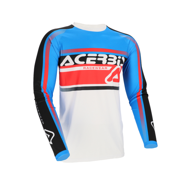ACERBIS JERSEY MX LINEAR LUGO WHITE/BLUE L, 2