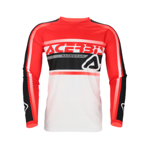 ACERBIS JERSEY MX LINEAR LUGO WHITE/RED S, 5