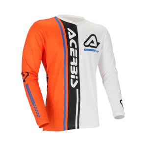 ACERBIS JERSEY MX J-TRACK CONNECTION WHITE/ORANGE L, 7
