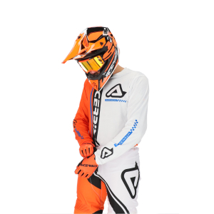 ACERBIS JERSEY MX J-TRACK CONNECTION WHITE/ORANGE XXL, 9