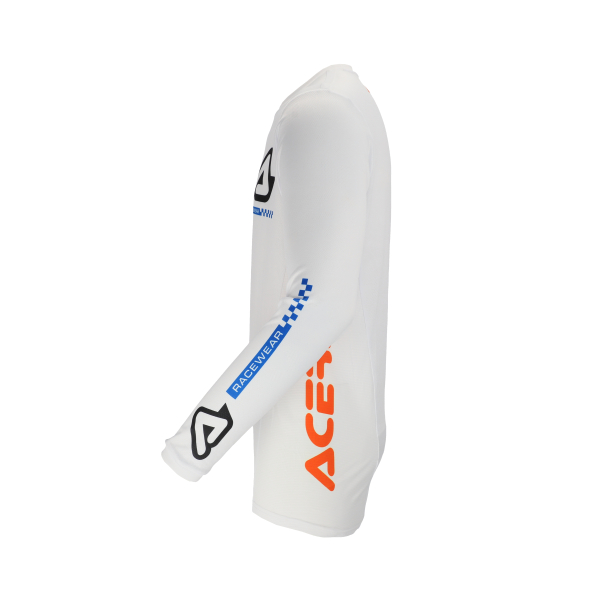 ACERBIS JERSEY MX J-TRACK CONNECTION WHITE/ORANGE XXXL, 7