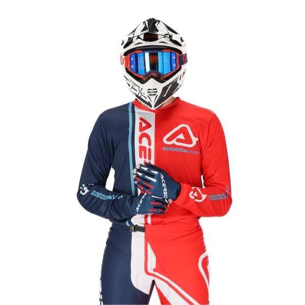 ACERBIS JERSEY MX J-TRACK CONNECTION RED/BLUE M, 9