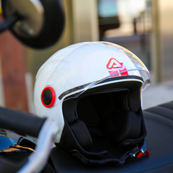 ACERBIS JET BREZZA HELMET WHITE M, 3