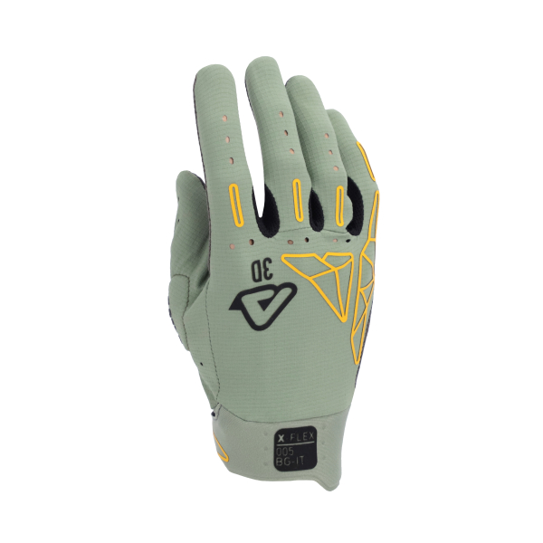 ACERBIS GLOVES X-FLEX 2.0 BLACK/GREEN S, 3