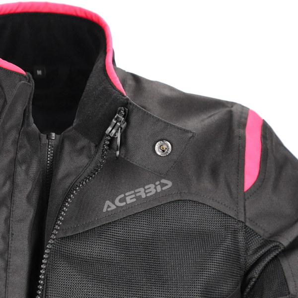 ACERBIS CE RAMSEY VENTED 2.0 LADY JACKET BLACK/PINK XS, 6