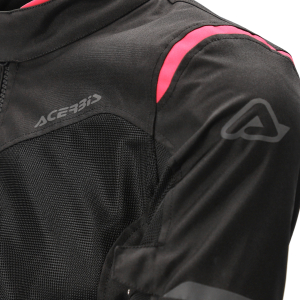 ACERBIS CE RAMSEY VENTED 2.0 LADY JACKET BLACK/PINK XS, 9