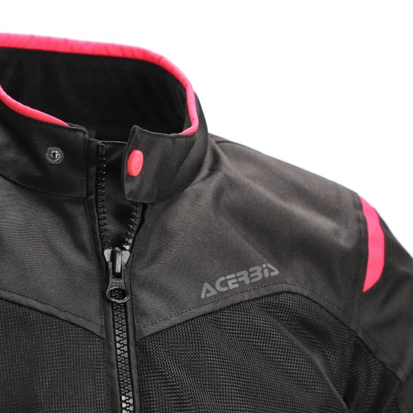 ACERBIS CE RAMSEY VENTED 2.0 LADY JACKET BLACK/PINK S, 12