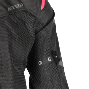 ACERBIS CE RAMSEY VENTED 2.0 LADY JACKET BLACK/PINK S, 3