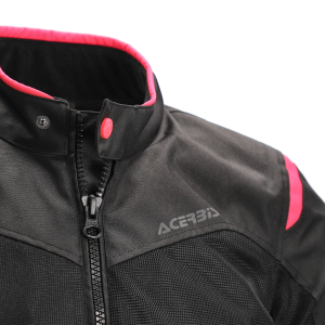 ACERBIS CE RAMSEY VENTED 2.0 LADY JACKET BLACK/PINK L, 7
