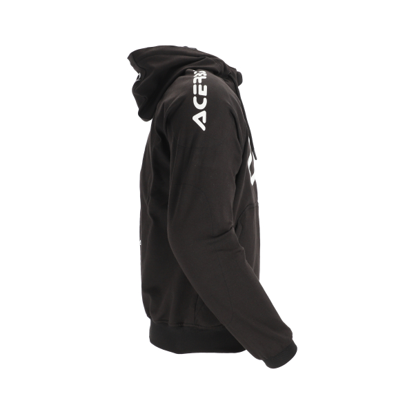ACERBIS FLY HOODIE BLACK/WHITE S, 2