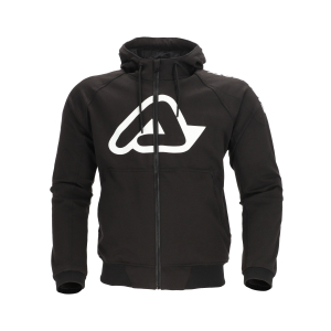 ACERBIS FLY HOODIE BLACK/WHITE S, 3