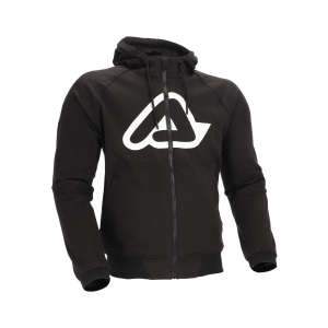 ACERBIS FLY HOODIE BLACK/WHITE S, 7