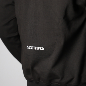 ACERBIS FLY HOODIE BLACK/WHITE S, 9