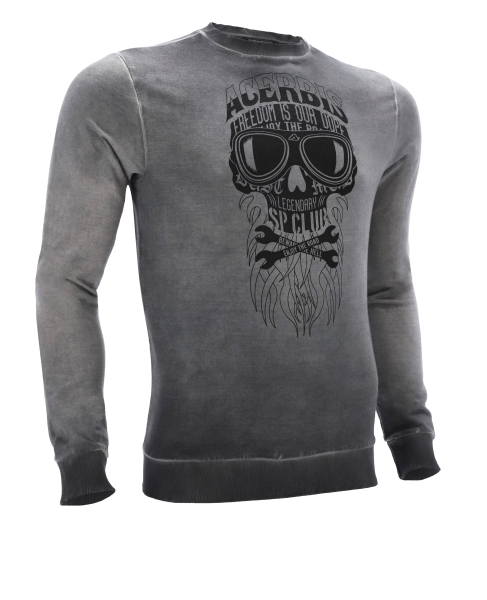 ACERBIS SWEATSHIRT SP CLUB ROADRACE GRAPHITE S, 5
