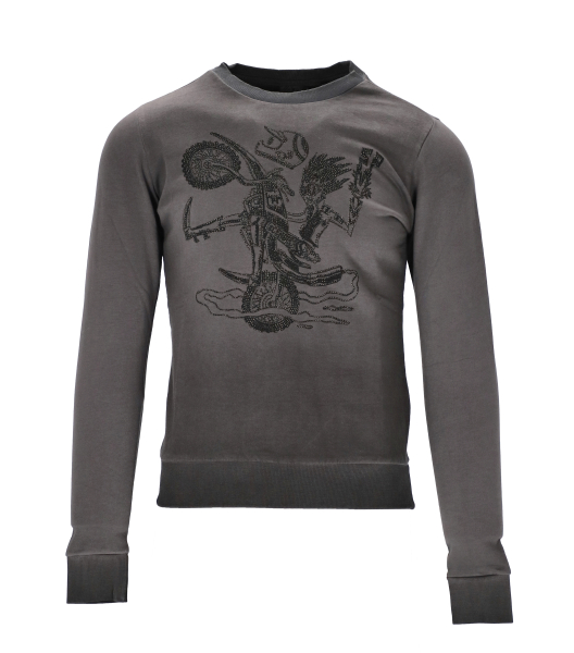 ACERBIS SWEATSHIRT SP CLUB WHEELIE LADY GREY XS, 3