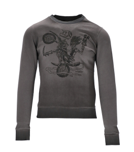 ACERBIS SWEATSHIRT SP CLUB WHEELIE LADY GREY XS, 3