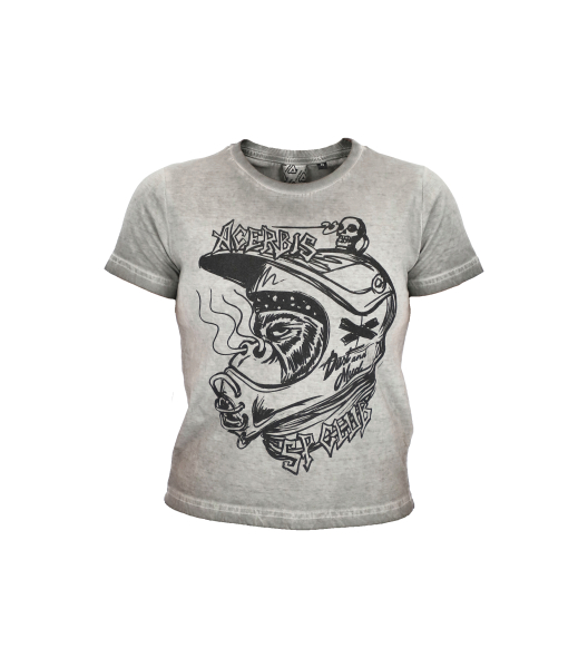 ACERBIS T-SHIRT SP CLUB MONKEY KID LIGHT GREY L, 2
