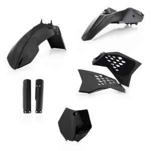 ACERBIS FULL PLASTIC KIT FOR KTM BLACK