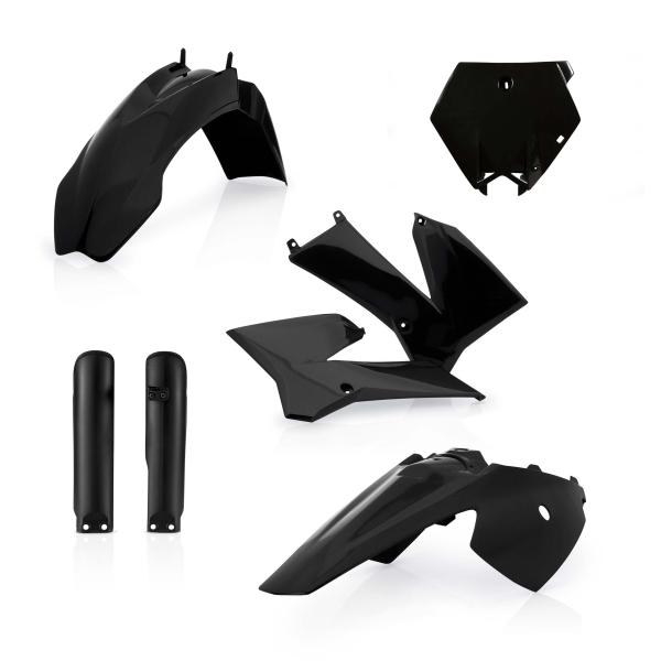 ACERBIS FULL PLASTIC KIT FOR KTM BLACK