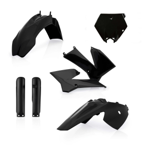 ACERBIS FULL PLASTIC KIT FOR KTM BLACK