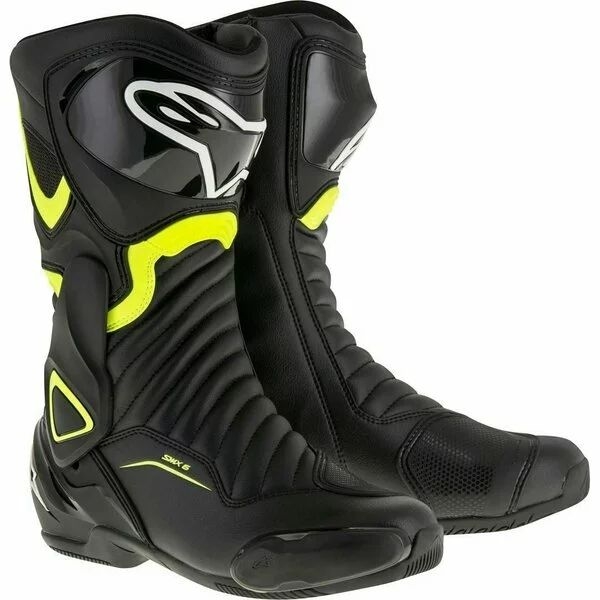 Cizme sport/touring Alpinestars SMX-6 V2 46 Negru/Galben/Albastru, 7
