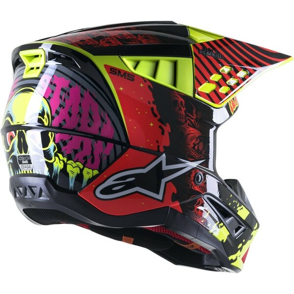 Casca cross-enduro Alpinestars Supertech S-M5 SOLAR FLARE, 6
