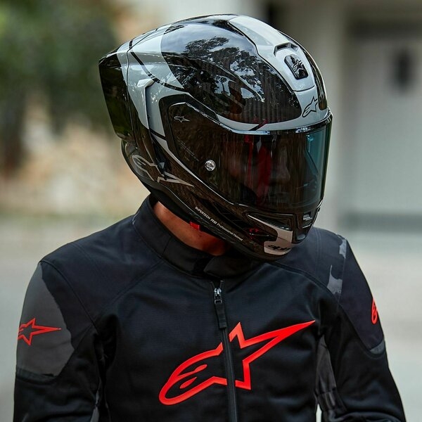 Casca integrala sport ALPINESTARS SUPERTECH R10 CARBON ELEMENT, 19