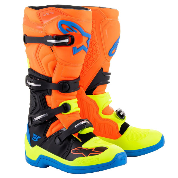 Cizme cross-enduro ALPINESTARS TECH 5 BOOT Negru/Gri/Alb 44.5, 21