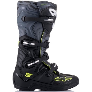 Cizme cross-enduro ALPINESTARS TECH 5 BOOT Negru/Alb/Portocaliu 44.5, 4