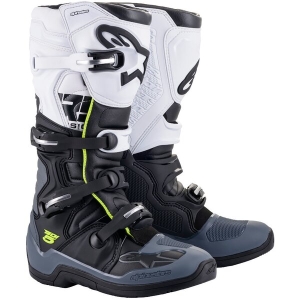 Cizme cross-enduro ALPINESTARS TECH 5 BOOT 47 Negru/Gri/Alb, 16