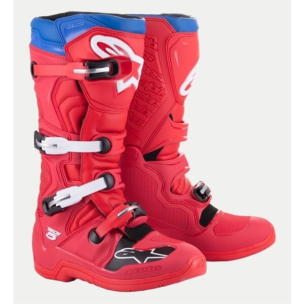Cizme cross-enduro ALPINESTARS TECH 5 BOOT 47 Negru/Alb/Portocaliu, 17
