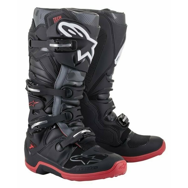Cizme cross-enduro ALPINESTARS TECH 7 BOOT 45.5 Gri deschis/Gri inchis, 21